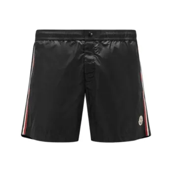 Moncler SS25 Swimming Shorts Men's Black