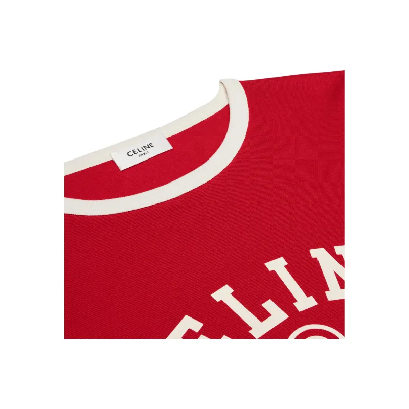 CELINE Regular T Shirt Women's Red-2