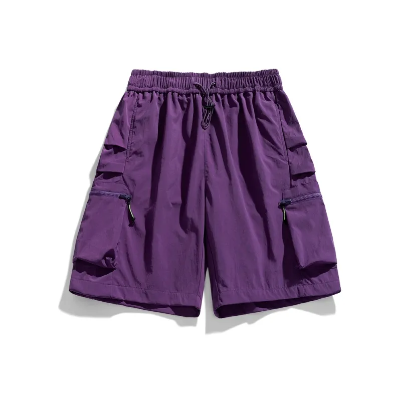 GROW DATE Cargo Shorts Unisex Army Green-16