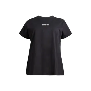 Adidas Free Shipping With AdiClub Essentials Linear Cotton Tee Plus Size