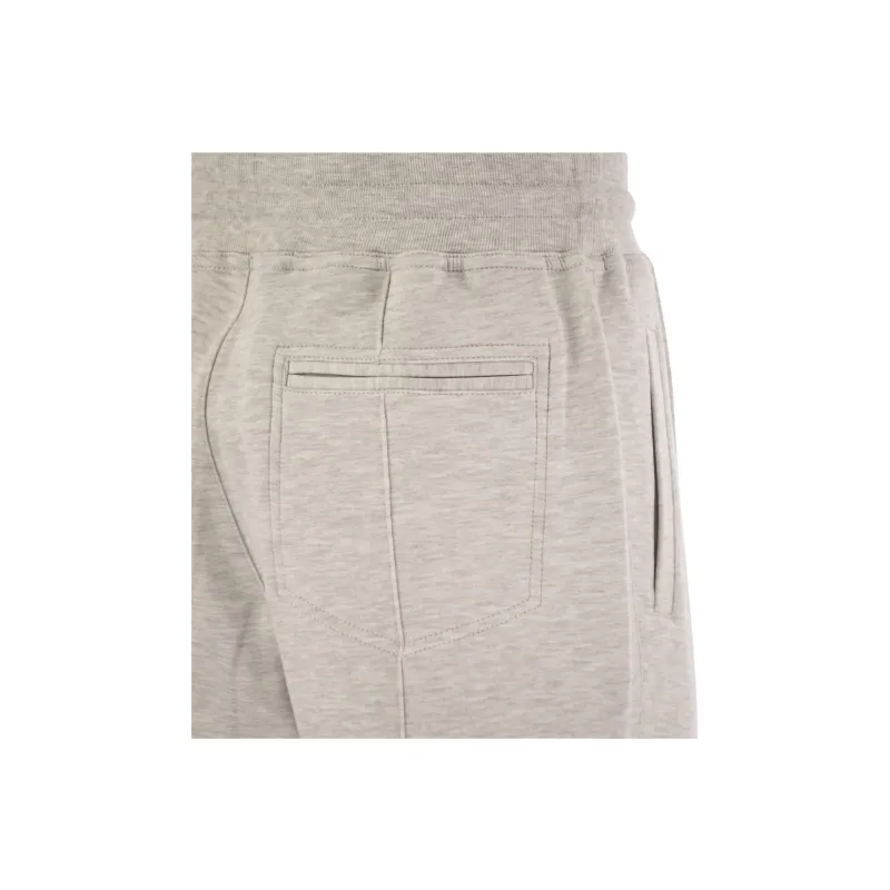 Brunello Cucinelli Drawstring Fleece Trousers-6