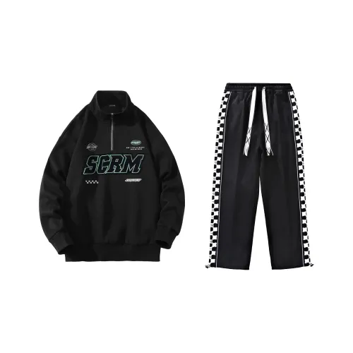 GSUE Autumn And Winter Season Sweatshirt Set Unisex