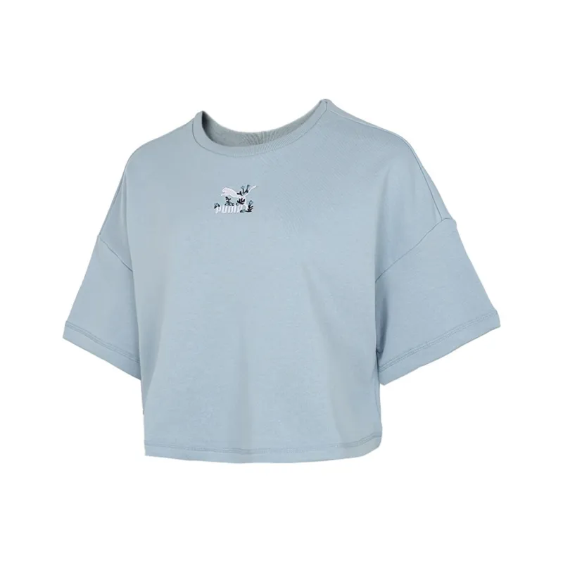 PUMA Crop Tops Women's Blue-0