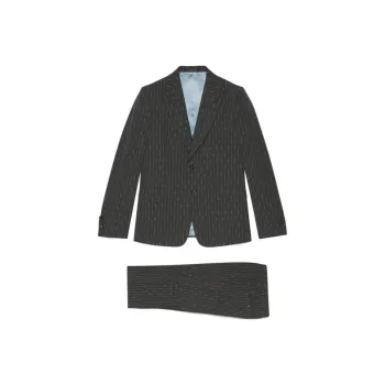 GUCCI Business Suits Men Dark Gray