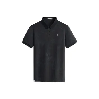 Dance With Wolves Polo Shirt Men's Dark Gray