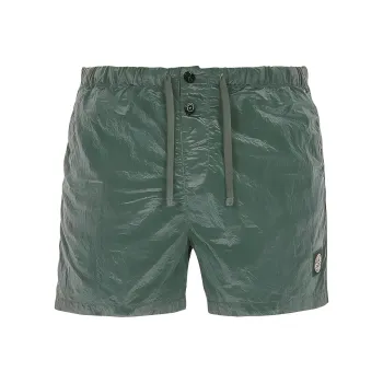 STONE ISLAND Casual Shorts Men's Army Green