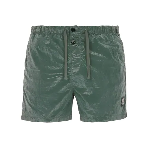 STONE ISLAND Casual red Men's Army Green