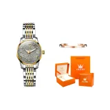 Steel Band Gray Dial Women's[Orange Heart Orange Box]