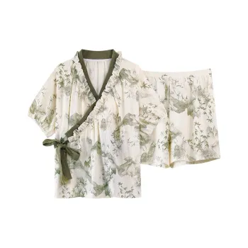 XISHE Pajama Set Women's Light Green