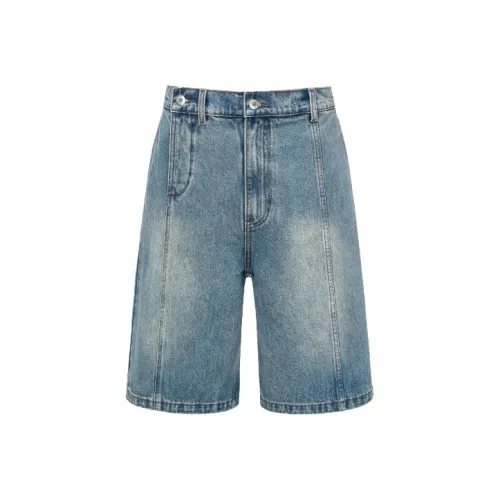 Ugg Feng Chen Wang Boots Denim Shorts Unisex Blue