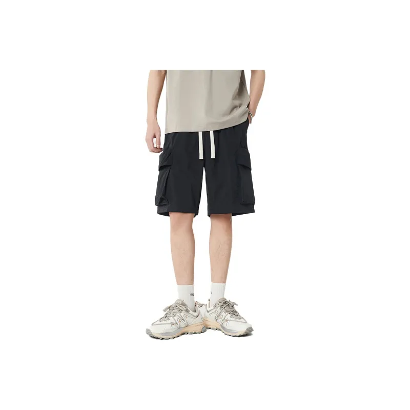 33TH Cargo Shorts Unisex Orange-10