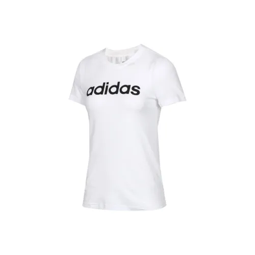 Adidas Set in Sleeve T Shirt Women's White