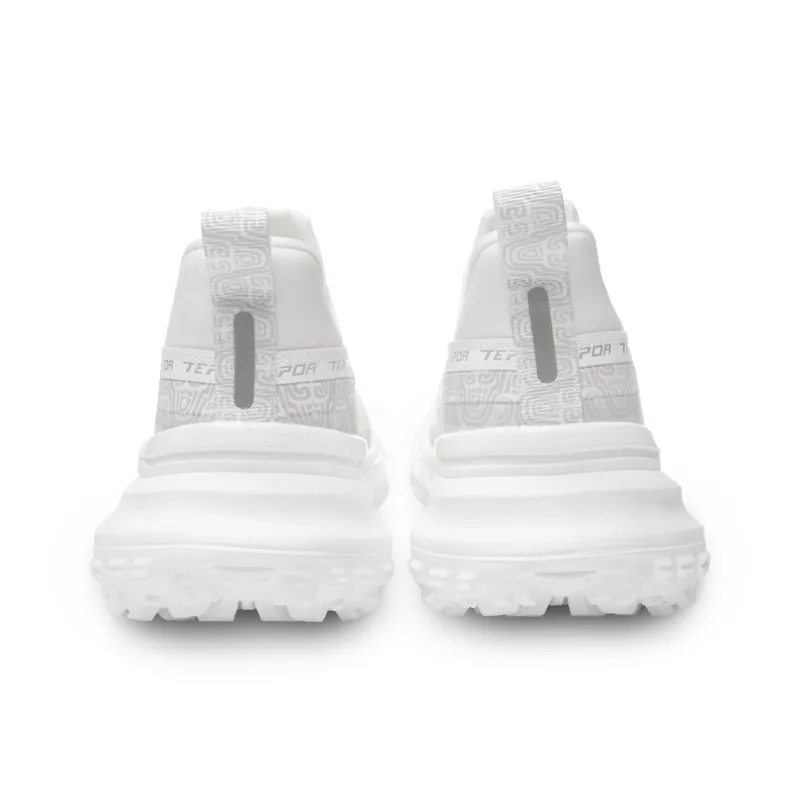 TEPOR Running Shoes Men Low Top Black/White/Apricot-11