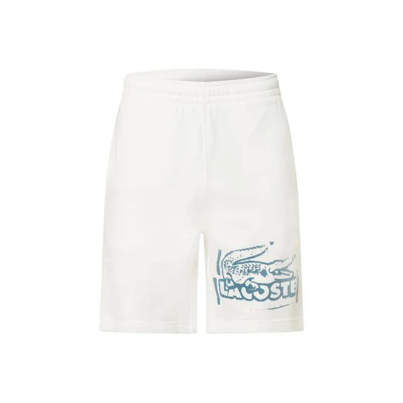 LACOSTE SS25 Fitness Clothing Men's Cream/Light Blue-0