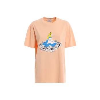 MIU MIU T Shirt Women's Apricot Yellow