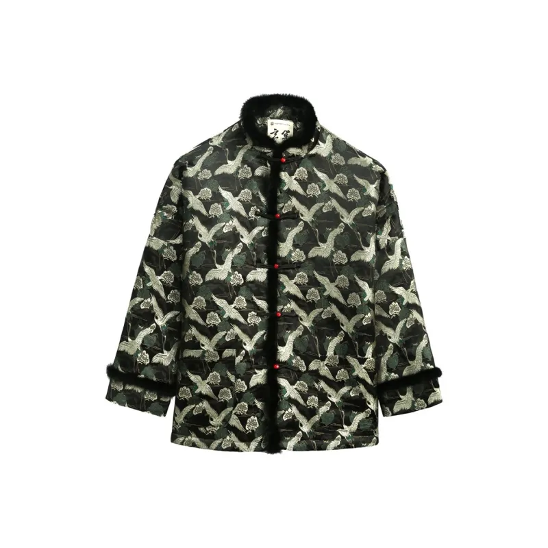 XUANSHENG Puffer Jacket Men's Black-0