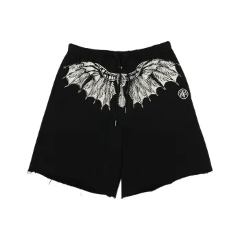 TCH Casual Shorts Unisex Black Base With Silver Logo