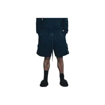 ZARA Samuel Ross Collaboration Cargo Shorts Men Marine Blue