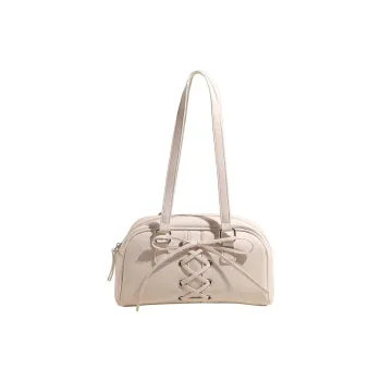 RIVMIND PU Underarm Shoulder Bag Women's White/Pink/Silver/Coffee/Khaki/Black