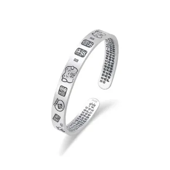 Bear Silversmith 999 Fine Silver Sterling Silver Bangle Women's
