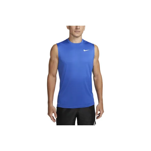 Nike Essential Sleeveless Hydroguard Swim Shirt Men'swimwear Men's Blue