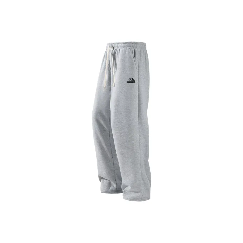 Small Columns Under The Sea Casual Pants Unisex Black-4