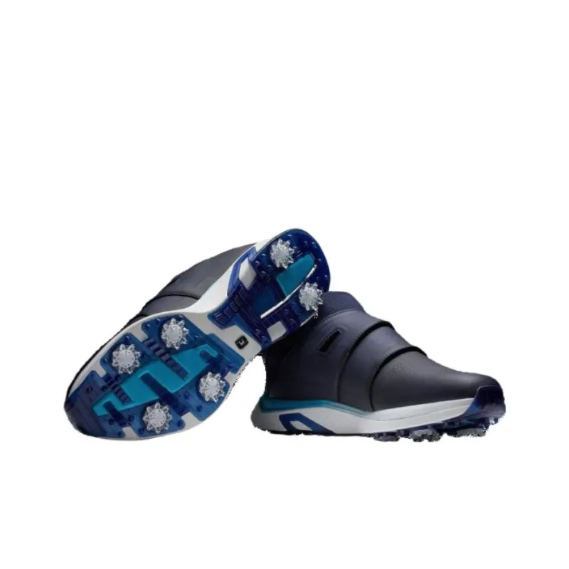 FOOTJOY Waterproof And Breathable Support Low Top Golf Shoes Men's Black Blue-4