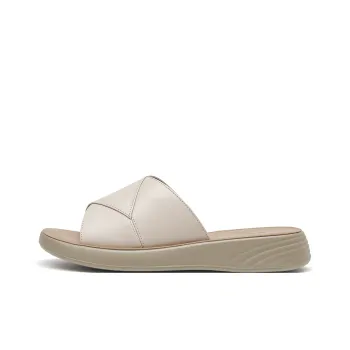 Spider King PU Polyurethane Slip Resistant Slide Slippers Women's Ecru