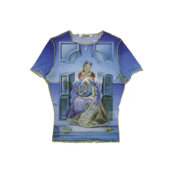 JYOSEI Crop Tops Women's Blue