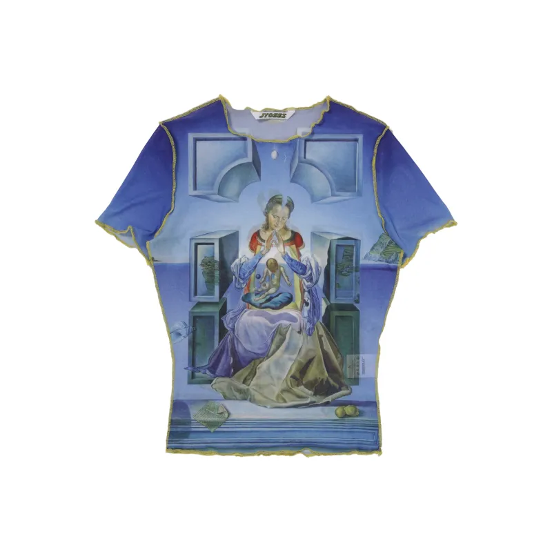 JYOSEI Crop Tops Women's Blue-0