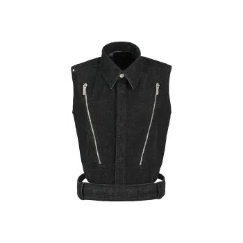 455EMBLE Vests Unisex Black