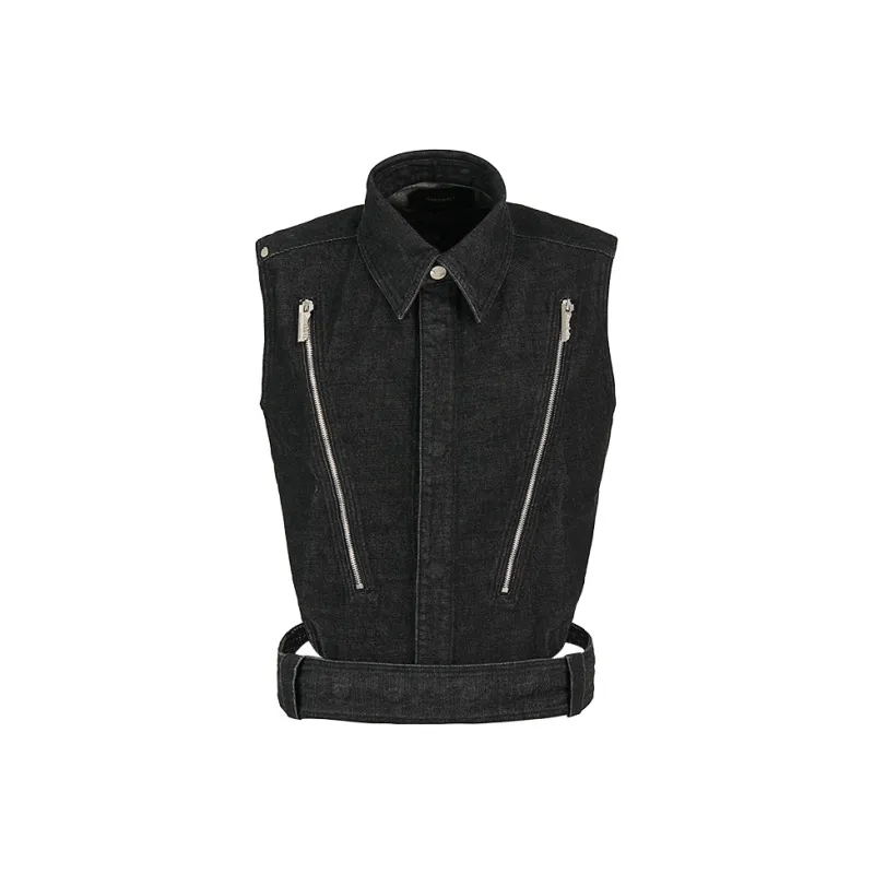 455EMBLE Vests Unisex Black-0