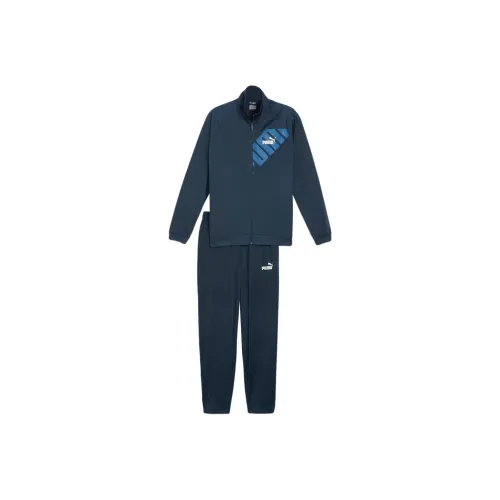PUMA POWER POLY TRACKSUIT Casual Sportswear Men's Marine Blue