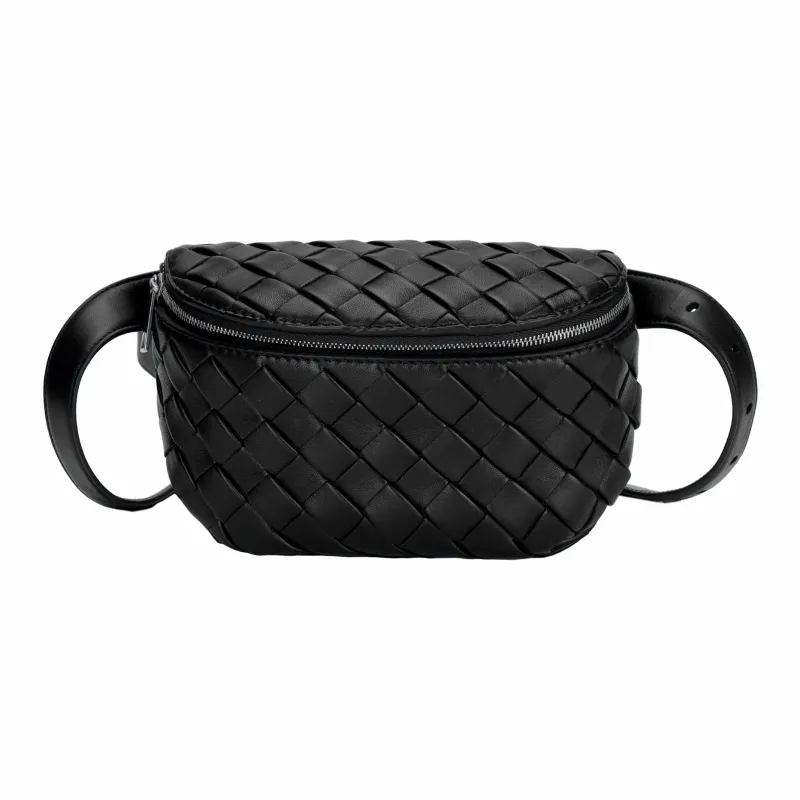 Bottega Veneta Intrecciato Calfskin Fanny Pack Trumpets Men's Dark Green-0