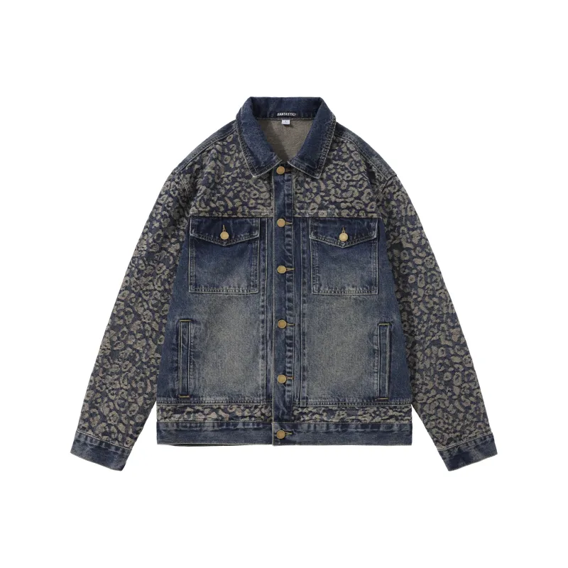 SANTASTIC Denim Jacket Men's Blue-0