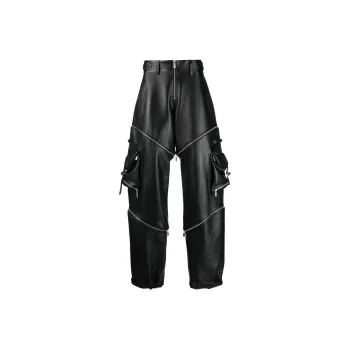 OFF WHITE Casual Pants Loose Fit Men's Black