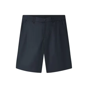 HLA Casual Shorts Men Navy Blue Pattern 41