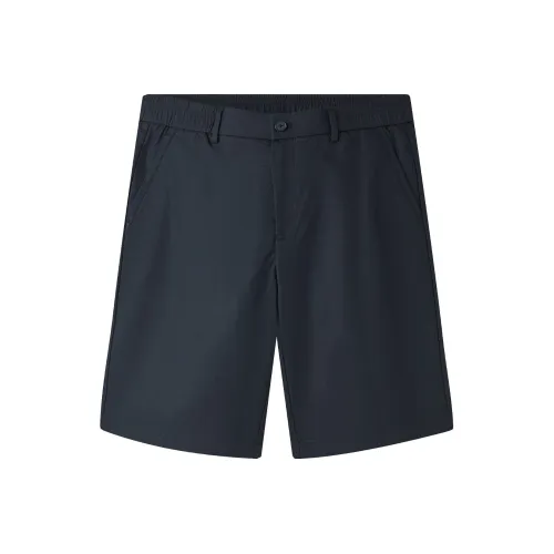 HLA Casual Loose Men Navy Blue Pattern 41