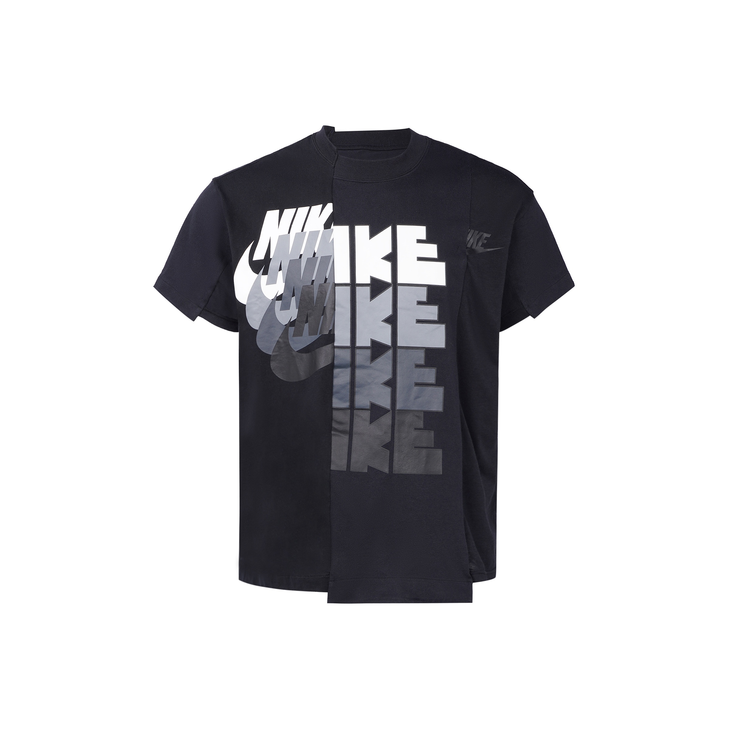 Nike X Sacai Tee Black/Grey S - POIZON