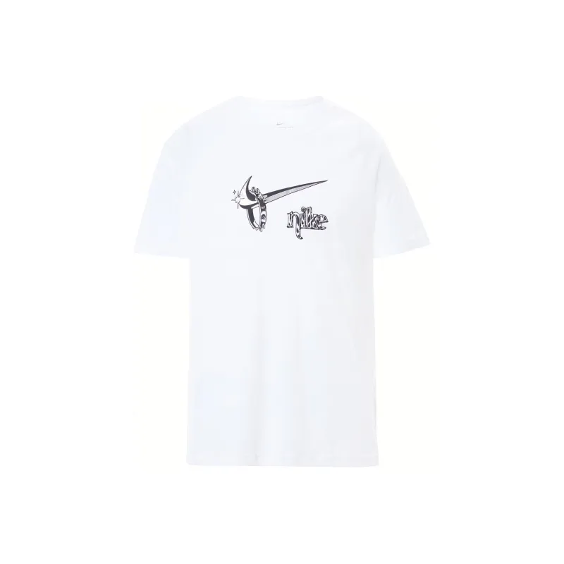 Nike Set in Sleeve T Shirt Women's White-0