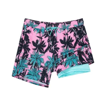 SURFCUZ Beach Shorts Men's Foundation Green Coconut Grove