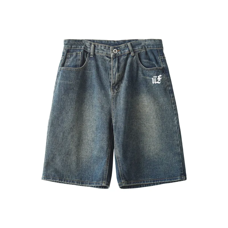 UF9193 Denim Shorts Men-6