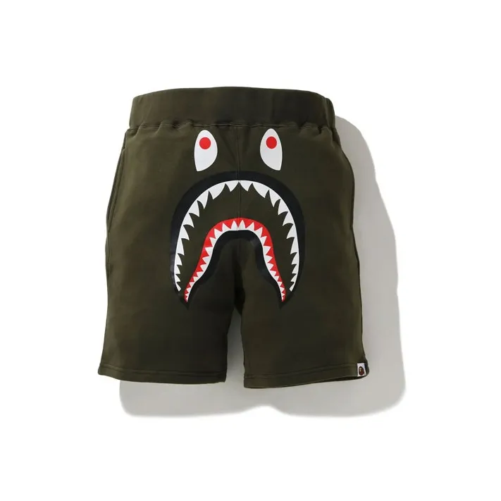 Bape Shark Sweat Shorts-4