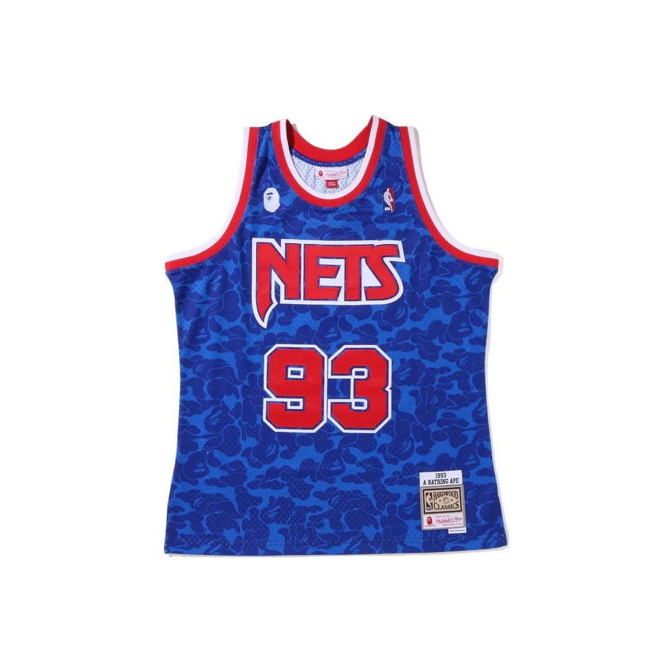 BAPE X MITCHELL & NESS ブルックリンネッツ　ユニフォーム A BATHING APE（アベイシングエイプ）の「BAPE X MITCHELL