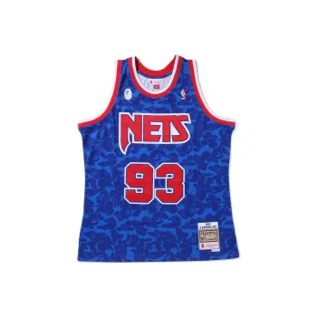 A BATHING APE X Mitchell & Ness New Jersey Nets Jersey