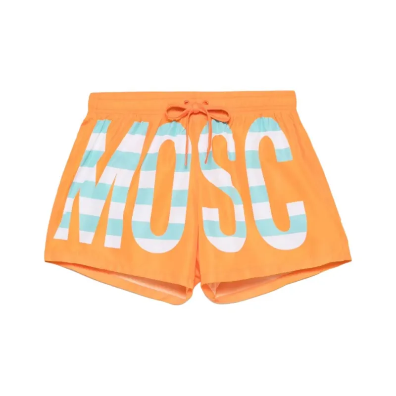 MOSCHINO Logo print Swim Shorts-0