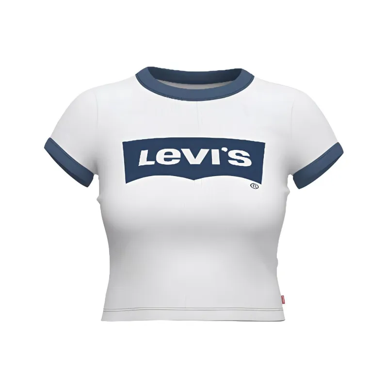 Levis Crop Tops Women's White-0