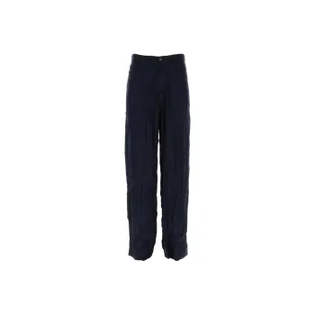 Balenciaga Crinkled Effect Baggy Trousers