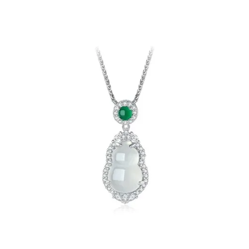 9i Chalcedony Collarbone Chain Women's