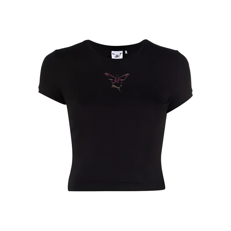 PUMA ACTIVE ESS Crop Tops Women's Black-0